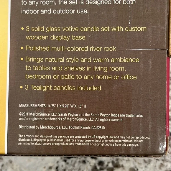 New Sarah Peyton Votive Candle Set - Picture 8 of 14